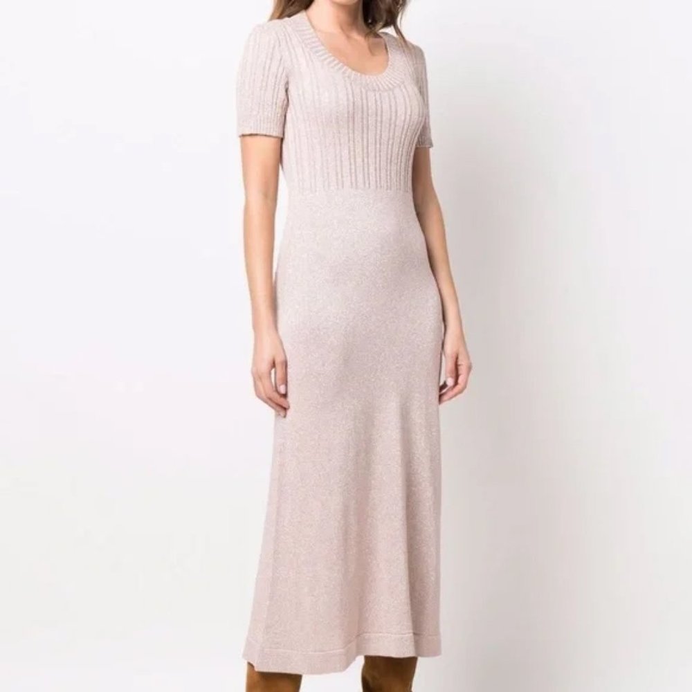 Temperly London Women’s knit evening dress size Large Made in Italy.